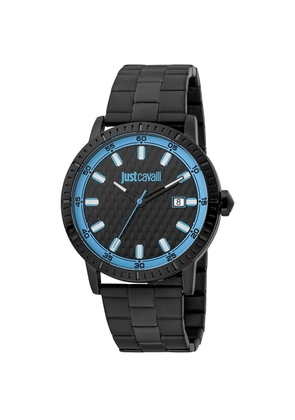 Just Cavalli Black Stainless Steel Dress Watch