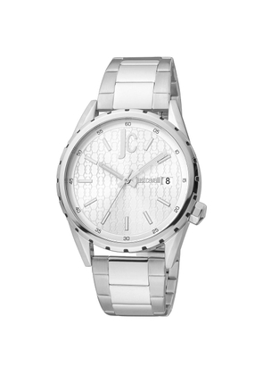 Just Cavalli Gray Stainless Steel Dress Watch