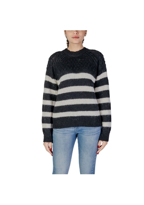 Black And White Recycled Polyester Sweater - XL