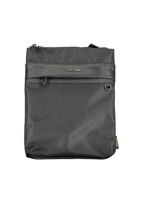 Black Polyester Shoulder Bag