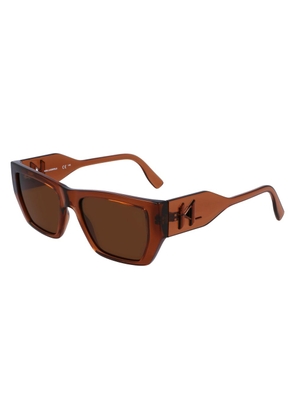 Karl Lagerfeld Brown Injected Sunglasses