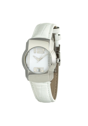 White Leather Watch