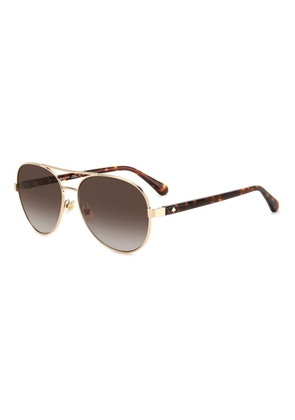 Gold Metal Sunglasses