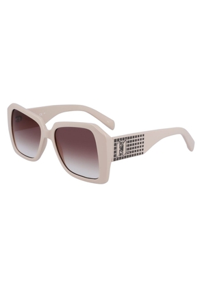 Karl Lagerfeld White Injected Sunglasses