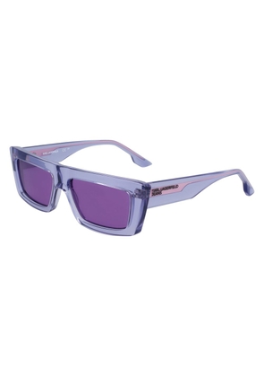 Karl Lagerfeld Purple Injected Sunglasses