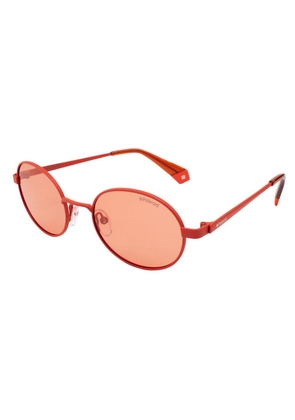 Orange Metal Sunglasses