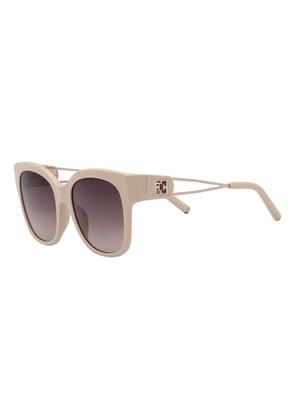 Beige Metal Sunglasses