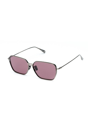 Gray Stainless Steel Sunglasses