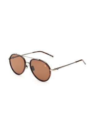 Brown Titanium Sunglasses