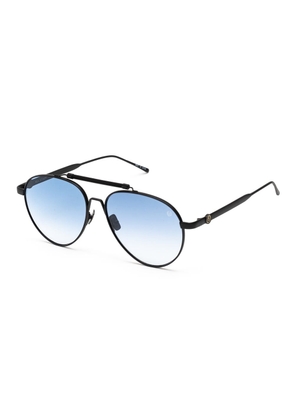 Black Stainless Steel Sunglasses
