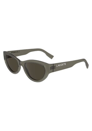 Lacoste Brown Injected Sunglasses
