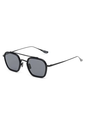 Black Stainless Steel Sunglasses