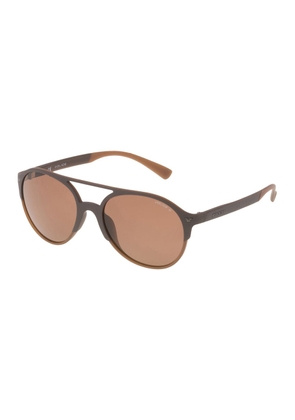 Brown Injected Sunglasses