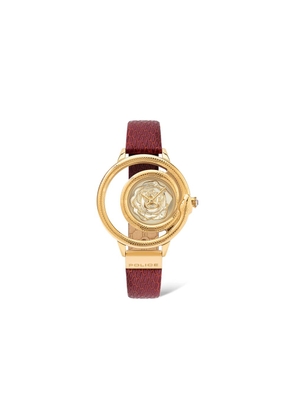 Red Leather Watch