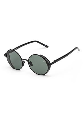 Black Stainless Steel Sunglasses