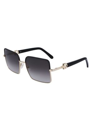 Ferragamo Gold Metal Sunglasses