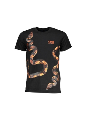 Black Cotton T-Shirt - XL