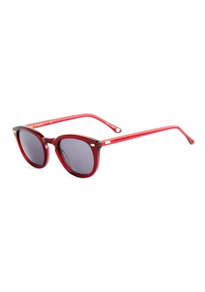 Belstaff Red Acetate Sunglasses