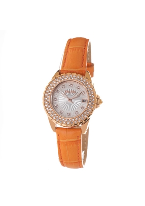 Orange Leather Watch