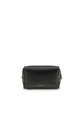 Marni Black Calf Leather Bos Taurus Shoulder Bag