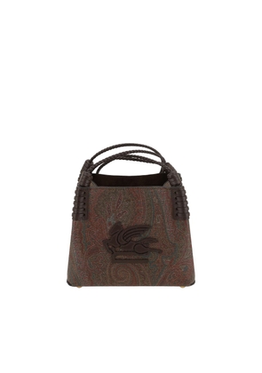 Etro Brown Fabric Handbag