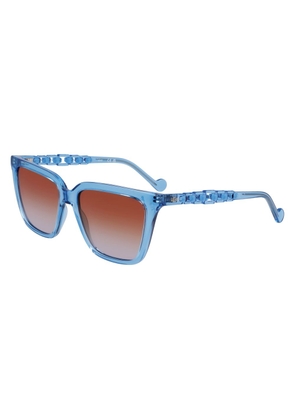 Blue Injected Sunglasses