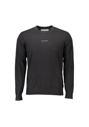 Black Cotton Sweater - XXL