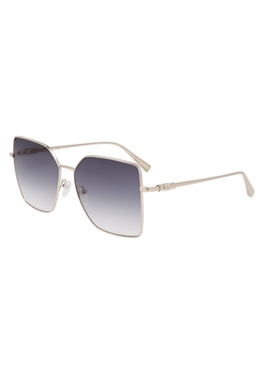 Longchamp Gold Metal Sunglasses