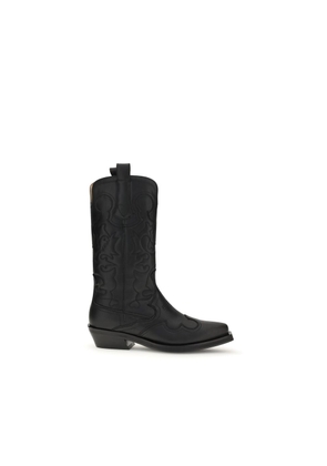 MID SHAFT EMBROIDERED WESTERN BOOT - EU36/US6