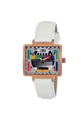 White Leather Watch
