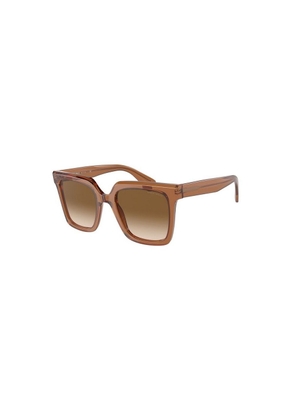 Giorgio Armani Brown Acetate Sunglasses