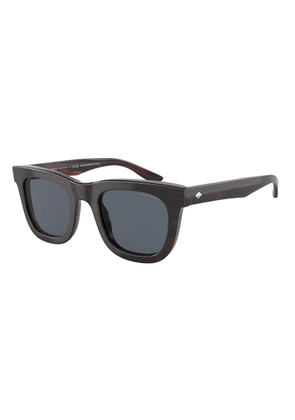 Giorgio Armani Brown Acetate Sunglasses