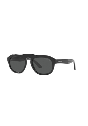 Giorgio Armani Black Acetate Sunglasses