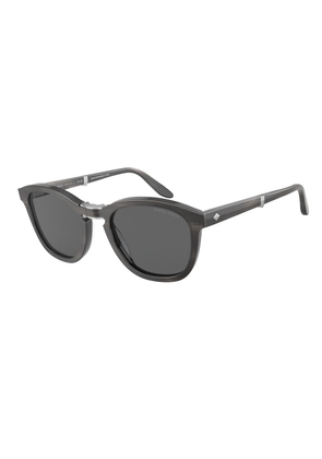 Giorgio Armani Gray Acetate Sunglasses