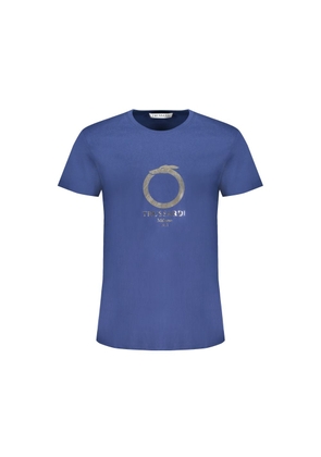 Blue Cotton T-Shirt - L