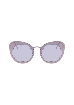Purple Metal Sunglasses