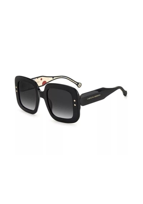 Carolina Herrera Black Acetate Sunglasses