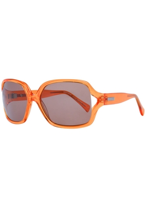 Orange Plastic Sunglasses