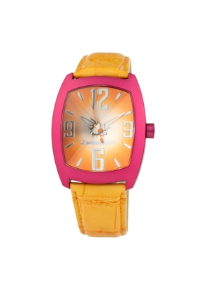 Orange Leather Watch