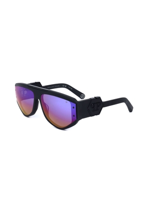 Philipp Plein Black Acetate Sunglasses
