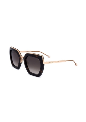 Philipp Plein Gold Metal Sunglasses