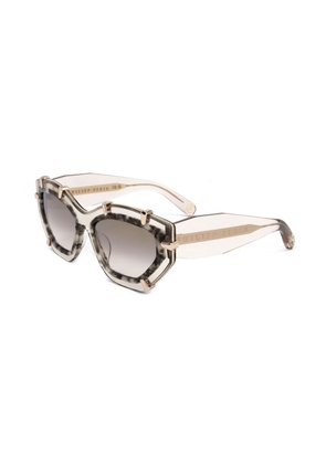 Philipp Plein Beige Acetate Sunglasses
