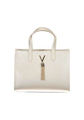 Gray Polyethylene Women Handbag