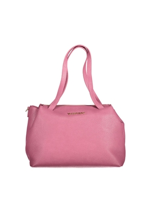 Pink Polyethylene Women Handbag