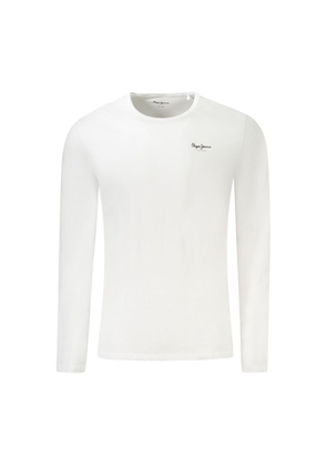 White Cotton Men T-Shirt - XL