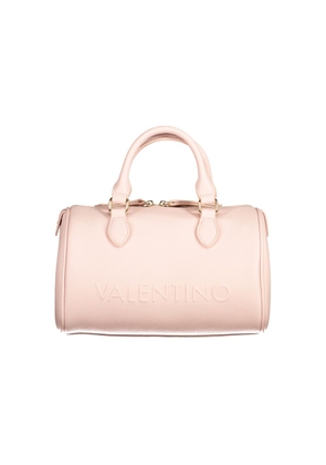 Pink Polyethylene Women Handbag