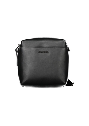 Black Polyethylene Men Shoulder Bag