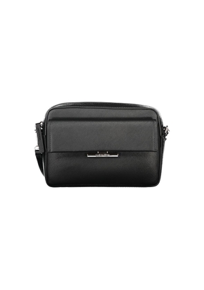 Black Polyethylene Women Handbag