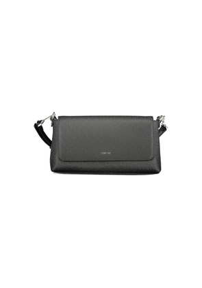 Black Polyester Women Handbag