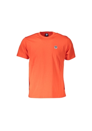 Red Cotton Men T-Shirt - M